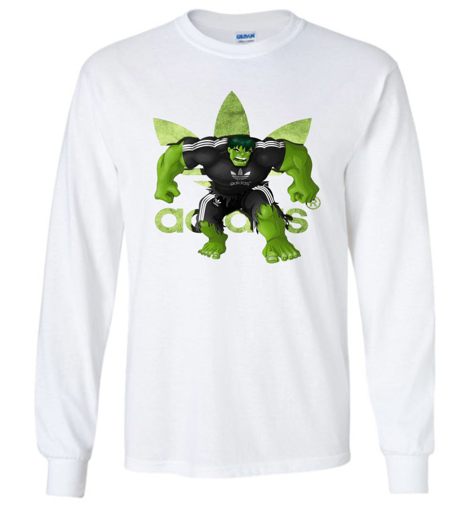 Characters Superheroes Hulk Adidas - Long Sleeve