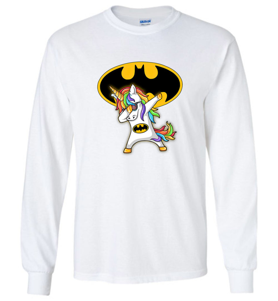 Unicorn Batman Dabbing - Long Sleeve
