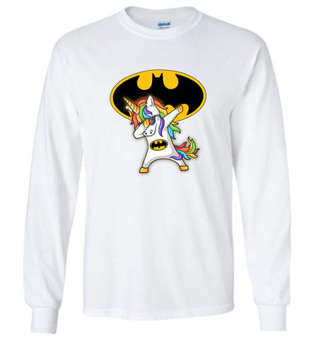 Unicorn Batman Dabbing - Long Sleeve