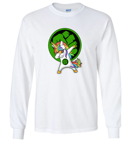 Unicorn Hulk Dabbing - Long Sleeve