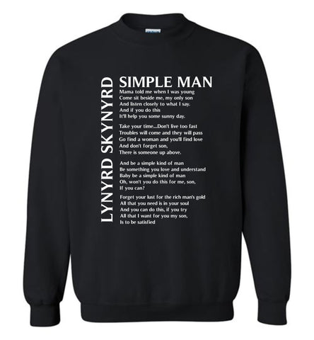 Simple Man Lynyrd Skynyrd - Sweatshirt