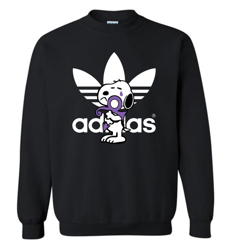 Prince Snoopy With Purple Rain Adidas - Sweatshirt