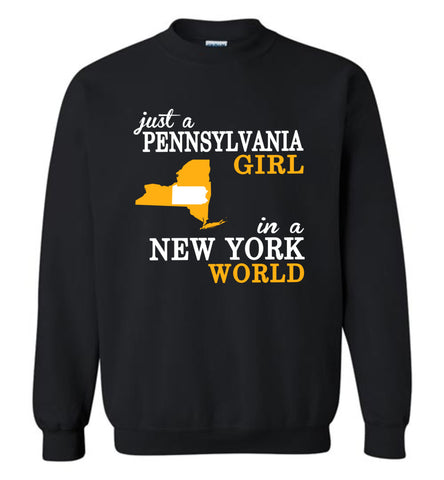 Just A Pennsylvania Girl In A New York World - Sweatshirt
