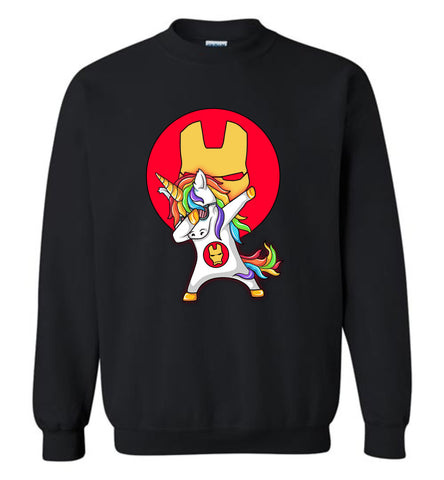 Unicorn Iron Man Dabbing - Sweatshirt