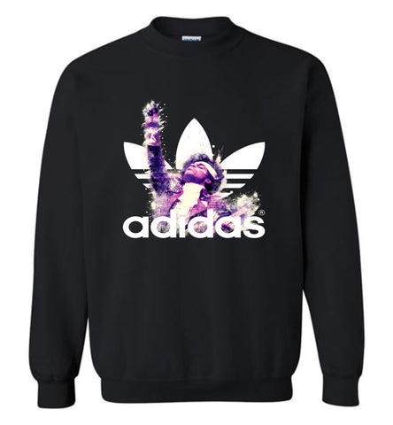 Prince Purple Rain Vintage Retro Music Gift for Fans Adidas - Sweatshirt