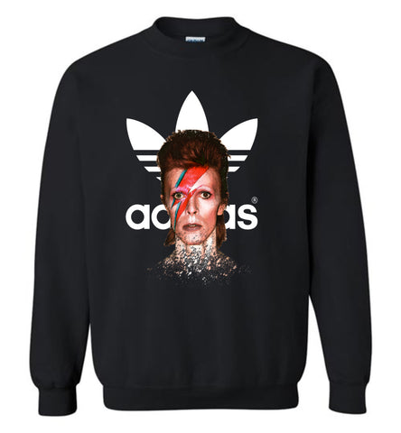 David Bowie Adidas Vintage Retro Music Gift for Fans - Sweatshirt