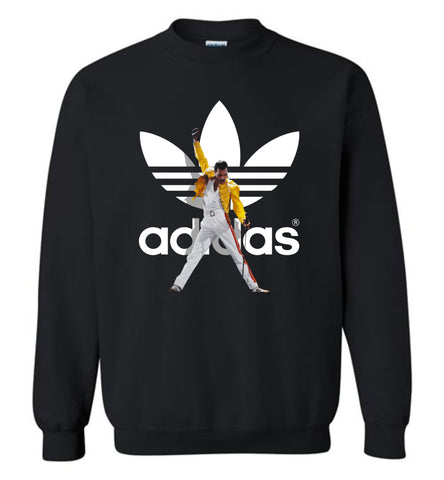 Freddie Mercury Vintage Retro Music Gift for Fans Adidas - Sweatshirt