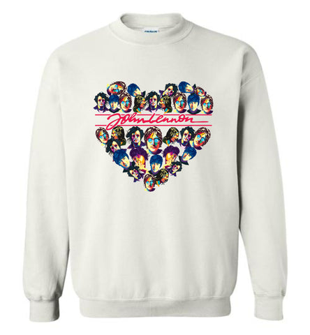 John Lennon Vintate Retro Rock and Roll Music Fans - Sweatshirt