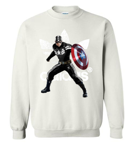 Characters Superheroes Captain America Adidas - Sweatshirt
