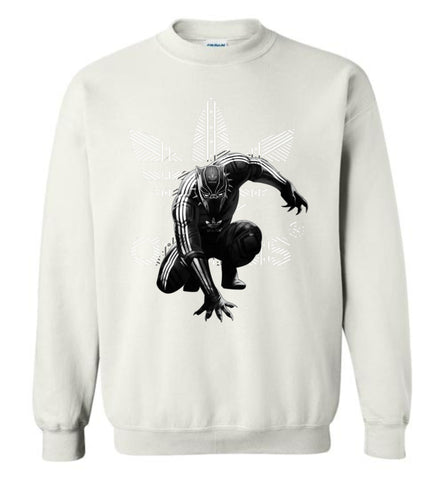 Characters Superheroes Black Panther Adidas - Sweatshirt