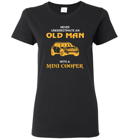 Never Underestimate An Old Man With A Mini Coopter - Women Tee