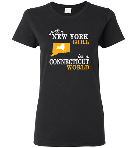 Just A New York Girl In A Connecticut World - Women Tee