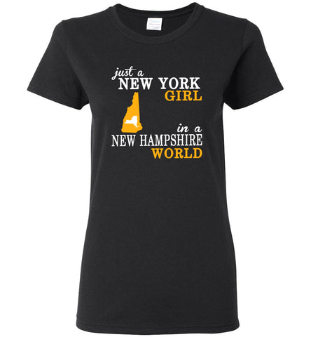 Just A New York Girl In A New Hampshire World - Women Tee