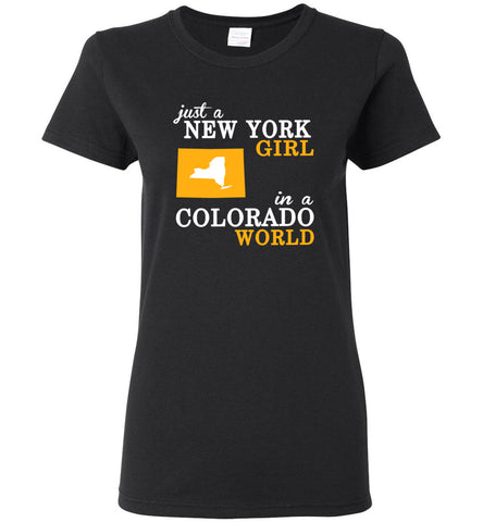 Just A New York Girl In A Colorado World - Women Tee