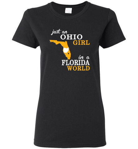 Just An Ohio Girl In A Florida World - Women Tee