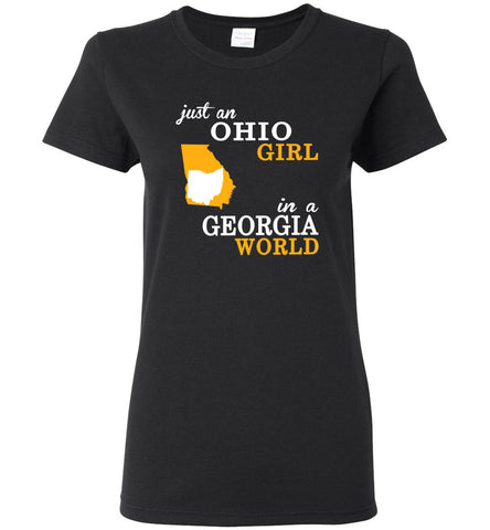 Just An Ohio Girl In A Georgia World - Women Tee