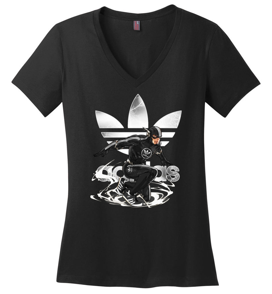 Characters Superheroes Flash Adidas - Ladies V-Neck