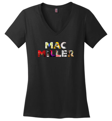 Mac Miller Keep Yours Memories Alive - Ladies V-Neck
