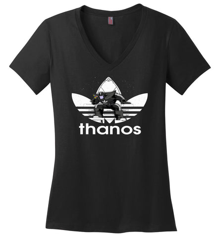 Characters Superheroes Thanos Adidas infinity war - Ladies V-Neck
