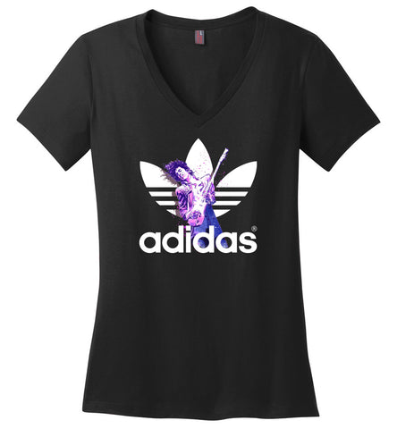 Prince Vintage Retro Music Gift for Fans Adidas - Ladies V-Neck