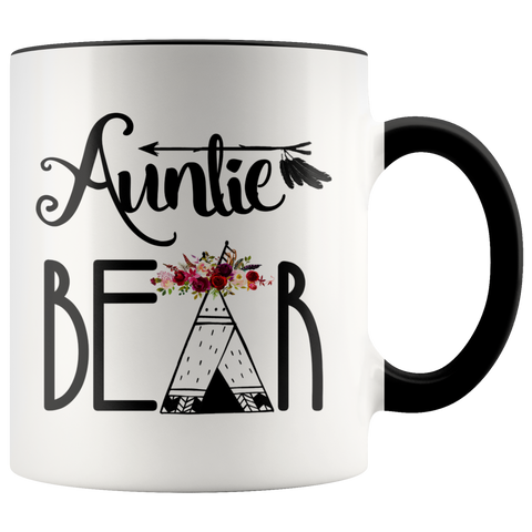 Auntie Bear Gift For Auntie Sister Bear Premium Accent Mug
