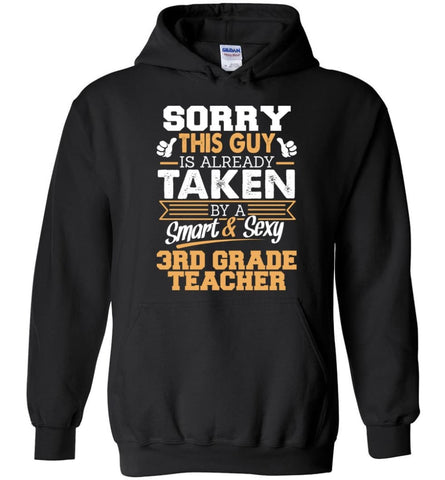 3rd Grade Teacher Shirt Cool Gift for Boyfriend Husband or Lover - Hoodie - Black / M