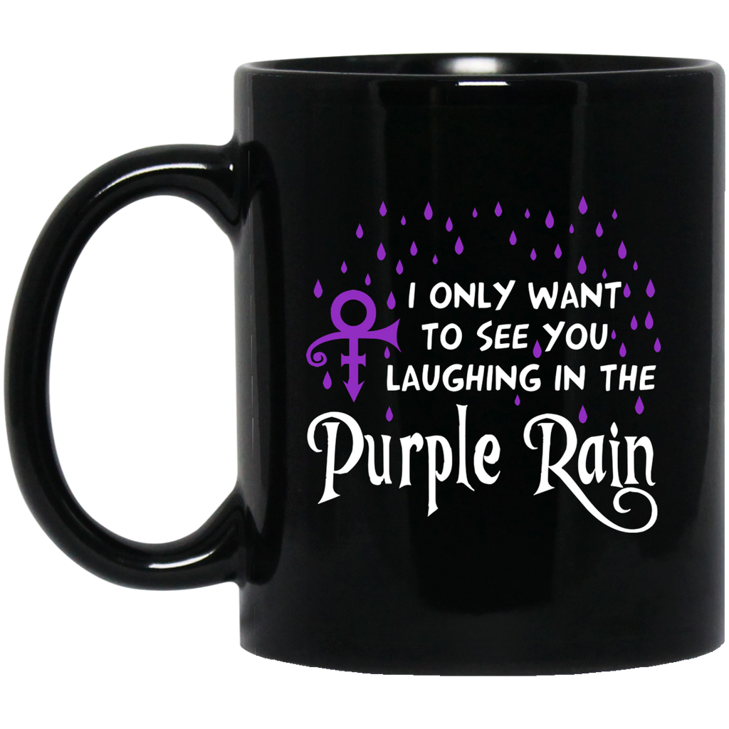 Purple rain (B) 11 oz Black Mug