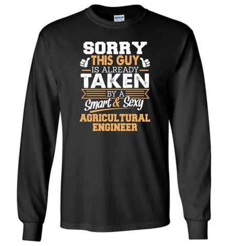 Agricultural Engineer Shirt Cool Gift for Boyfriend Husband or Lover - Long Sleeve T-Shirt - Black / M