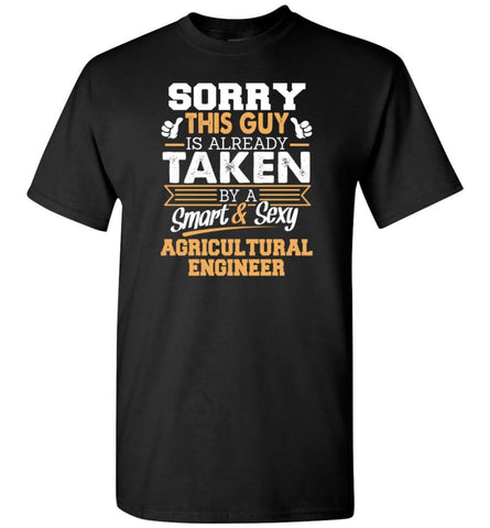 Agricultural Engineer Shirt Cool Gift for Boyfriend Husband or Lover - Short Sleeve T-Shirt - Black / S