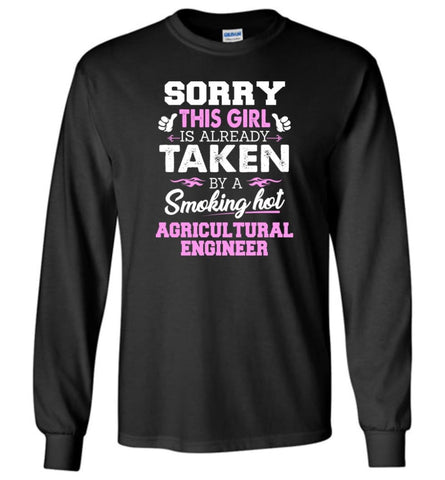 Agricultural Engineer Shirt Cool Gift For Girlfriend Wife Long Sleeve - Black / M