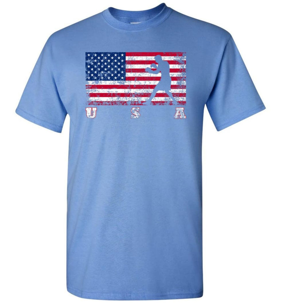 American Flag Boxing T-Shirt - Carolina Blue / S