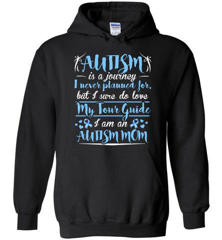 Autism Awareness Shirt Proud Autism Mom Mother Supports Autism Hoodie - Black / M
