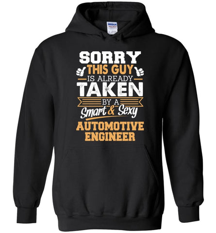Automotive Engineer Shirt Cool Gift for Boyfriend Husband or Lover - Hoodie - Black / M