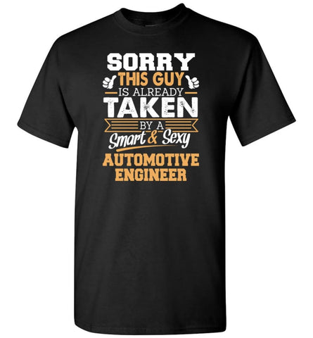 Automotive Engineer Shirt Cool Gift for Boyfriend Husband or Lover - Short Sleeve T-Shirt - Black / S