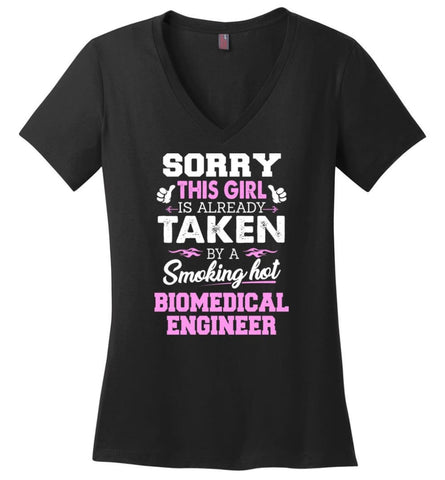 Bartender Shirt Cool Gift for Girlfriend Wife or Lover Ladies V-Neck - Black / M - 10