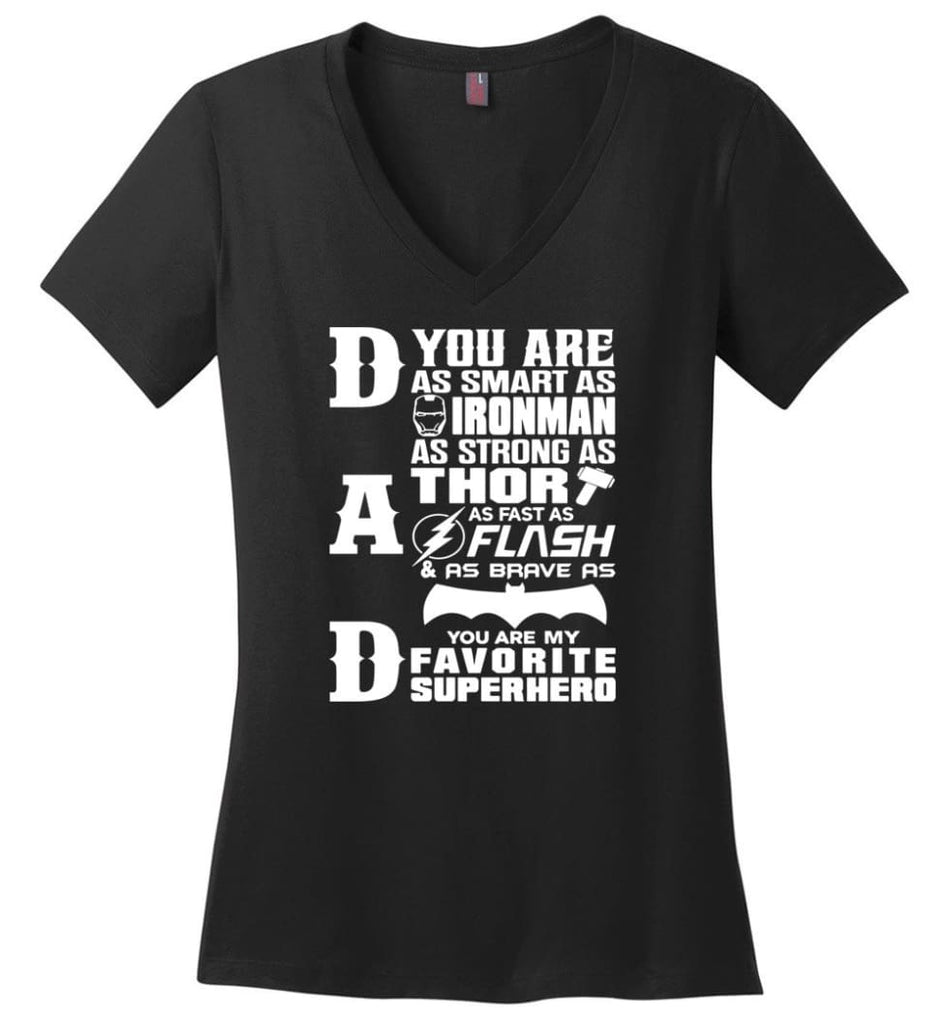 Best Gift For Dad I’m Called Papa Called Grandfather Ladies V-Neck - Black / M