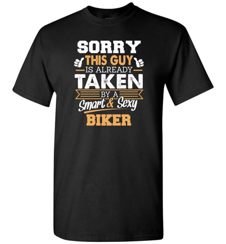 Biker Shirt Cool Gift For Boyfriend Husband T-Shirt - Black / S