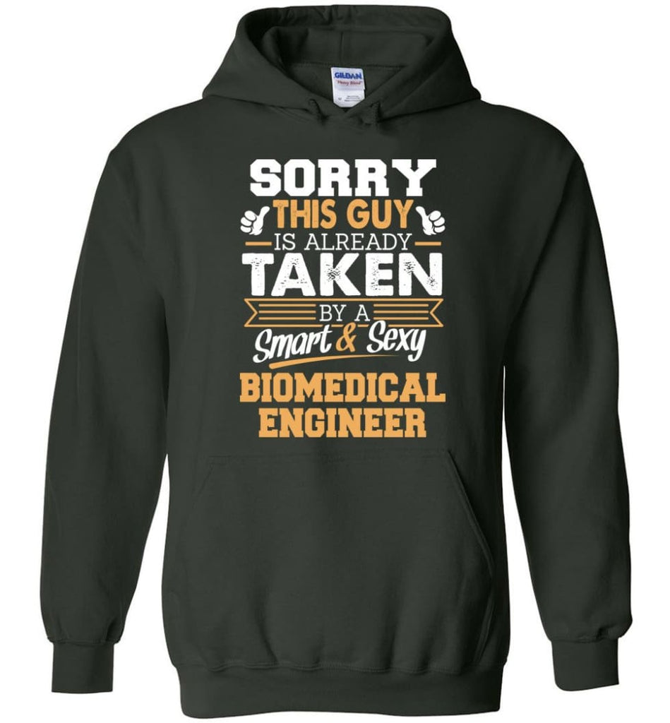 Biomedical Engineer Shirt Cool Gift for Boyfriend Husband or Lover - Hoodie - Forest Green / M