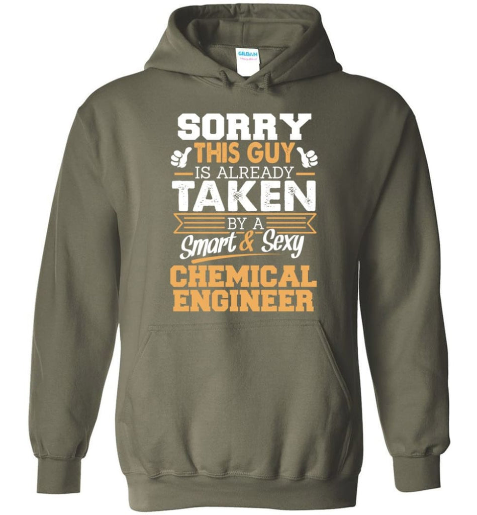 Chemical Engineer Shirt Cool Gift for Boyfriend Husband or Lover - Hoodie - Military Green / M