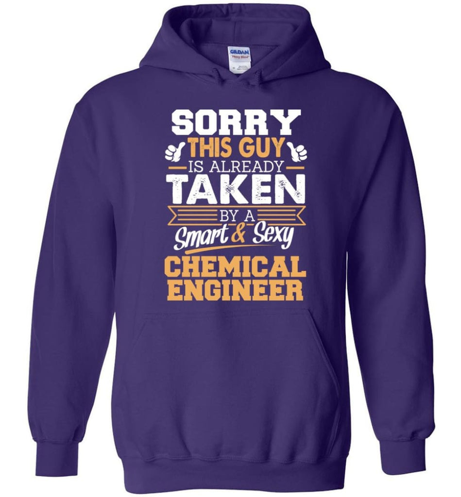 Chemical Engineer Shirt Cool Gift for Boyfriend Husband or Lover - Hoodie - Purple / M