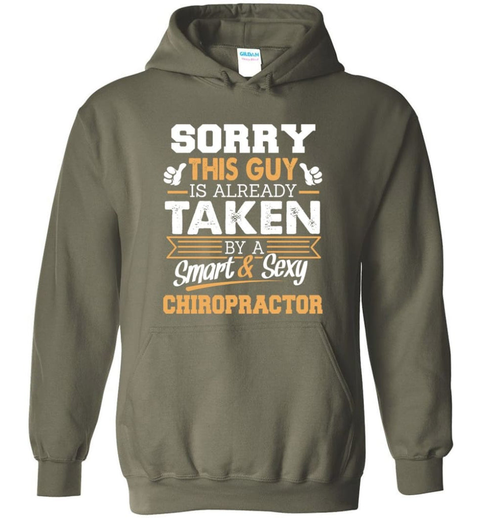 Chiropractor Shirt Cool Gift for Boyfriend Husband or Lover - Hoodie - Military Green / M