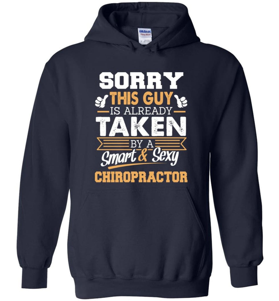 Chiropractor Shirt Cool Gift for Boyfriend Husband or Lover - Hoodie - Navy / M