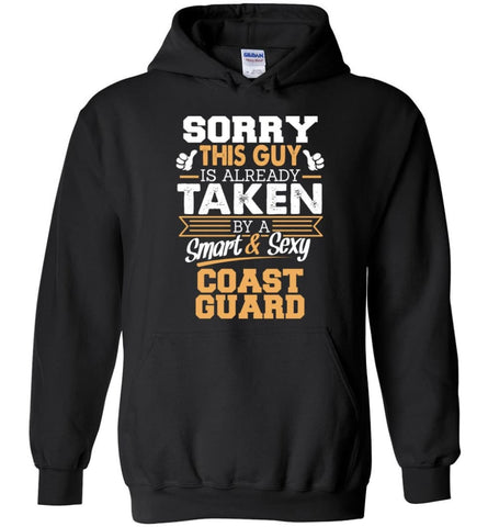 Coast Guard Shirt Cool Gift for Boyfriend Husband or Lover - Hoodie - Black / M