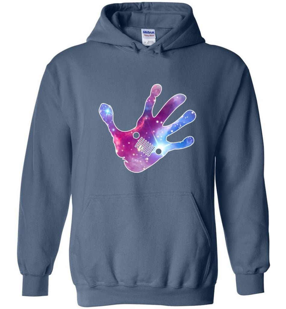 Colorful Water Color Hand Jeep Wave - Hoodie - Indigo Blue / M - Hoodie
