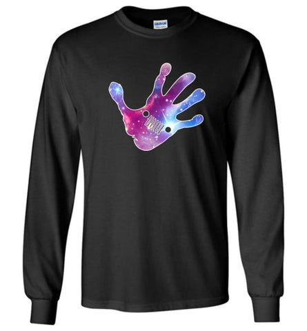 Colorful Water Color Hand Jeep Wave - Long Sleeve - Black / M