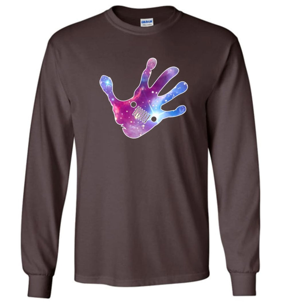 Colorful Water Color Hand Jeep Wave - Long Sleeve - Dark Chocolate / M - Long Sleeve