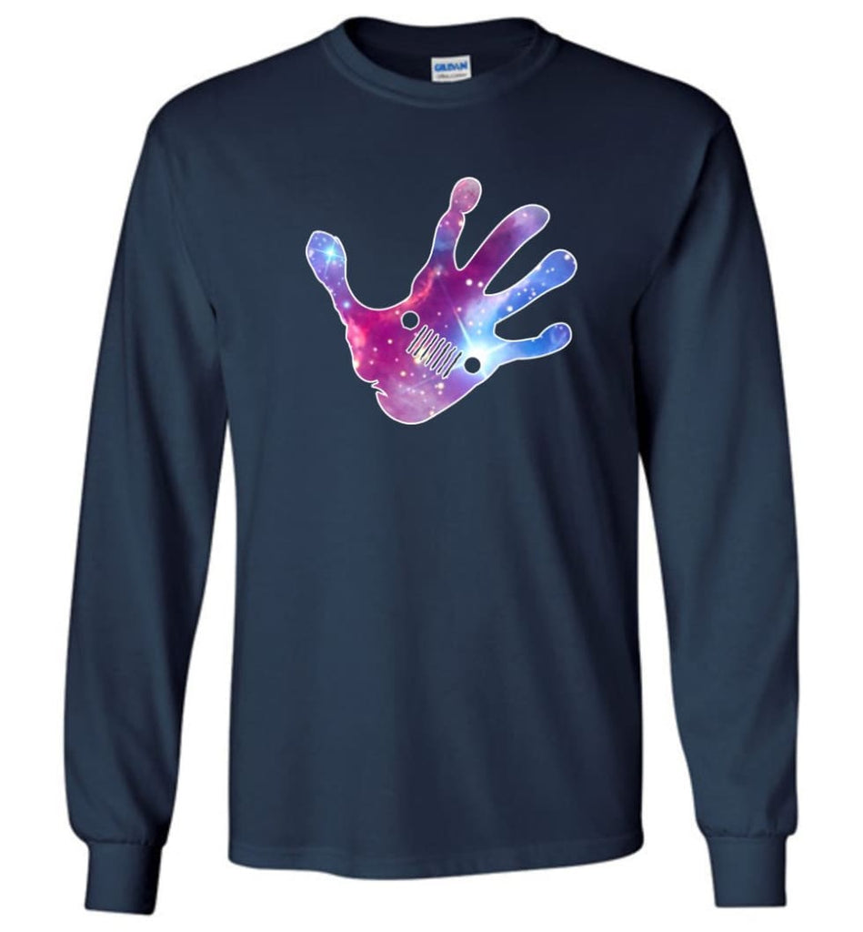 Colorful Water Color Hand Jeep Wave - Long Sleeve - Navy / M - Long Sleeve