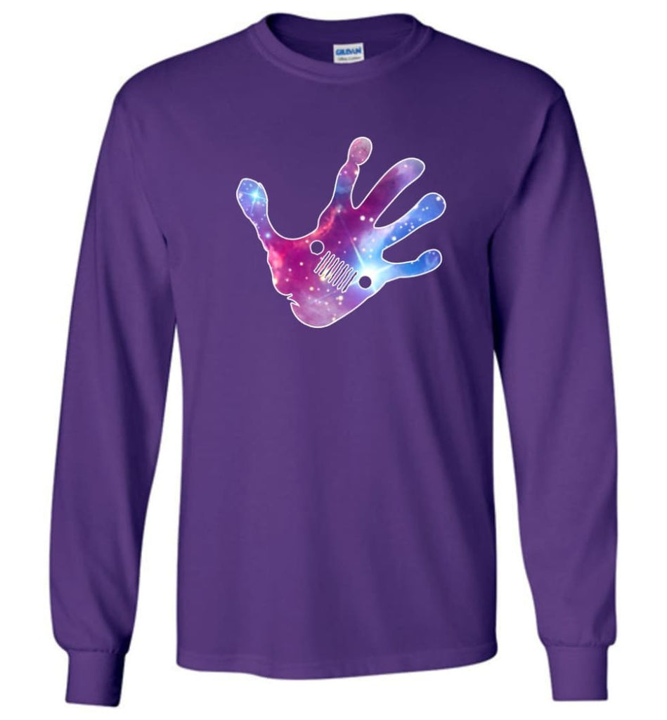Colorful Water Color Hand Jeep Wave - Long Sleeve - Purple / M - Long Sleeve