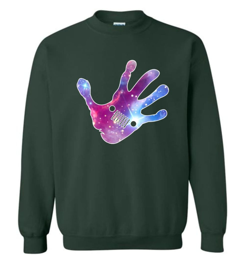 Colorful Water Color Hand Jeep Wave - Sweatshirt - Forest Green / M - Sweatshirt