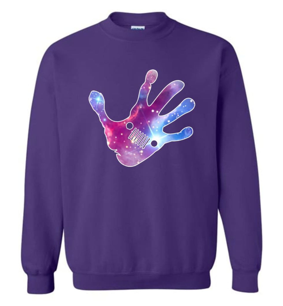 Colorful Water Color Hand Jeep Wave - Sweatshirt - Purple / M - Sweatshirt